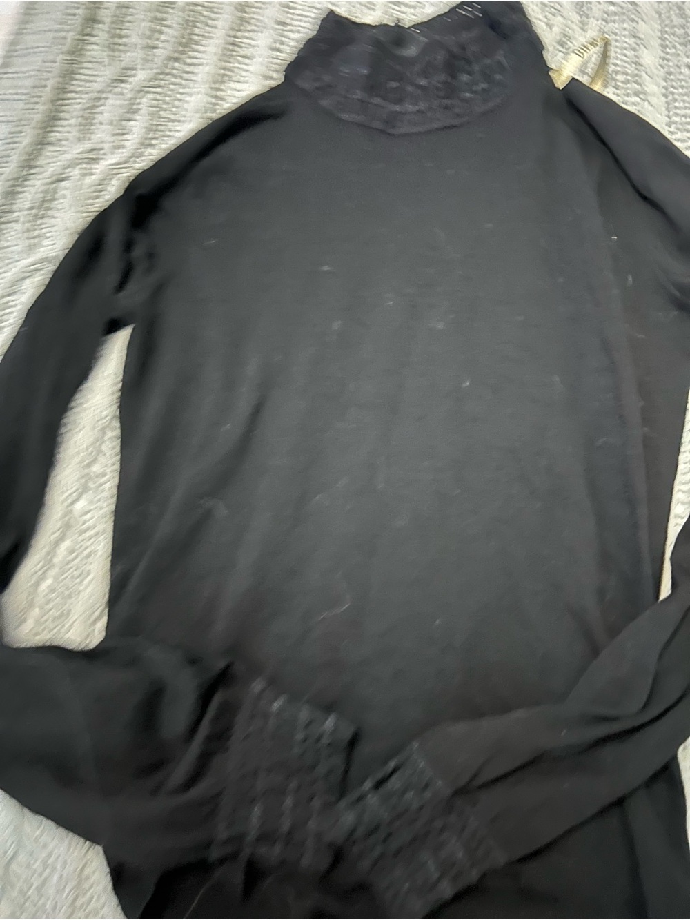Vintage Diesel Black Women's Cowl Neck Sweater